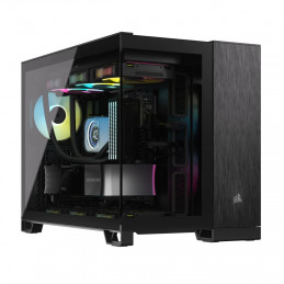Corsair CC-9011287-WW tietokonekotelo Midi Tower Alumiini, Musta