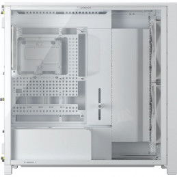 Corsair FRAME 5000D WOOD RS Midi Tower Saksanpähkinä, Valkoinen