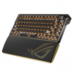 ASUS ROG AZOTH EXTREME Edition 20 näppäimistö Pelaaminen USB + RF Wireless + Bluetooth QWERTY englanti Musta
