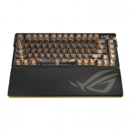 ASUS ROG AZOTH EXTREME Edition 20 näppäimistö Pelaaminen USB + RF Wireless + Bluetooth QWERTY englanti Musta