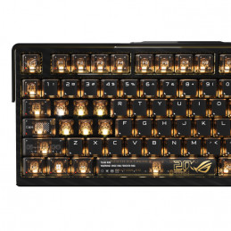 ASUS ROG AZOTH EXTREME Edition 20 näppäimistö Pelaaminen USB + RF Wireless + Bluetooth QWERTY englanti Musta
