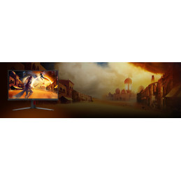 AOC G4 C32G4Z tietokoneen litteä näyttö 80 cm (31.5") 1920 x 1080 pikseliä Full HD LCD Musta, Punainen