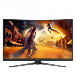 AOC G4 C32G4Z tietokoneen litteä näyttö 80 cm (31.5") 1920 x 1080 pikseliä Full HD LCD Musta, Punainen