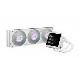 ASUS ROG Strix LC IV 360 ARGB LCD White Edition Suoritin Nestejäähdytyspakkaus 12 cm Valkoinen
