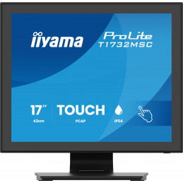 iiyama ProLite T1732MSC-B2S tietokoneen litteä näyttö 43,2 cm (17") 1280 x 1024 pikseliä SXGA LED Kosketusnäyttö Musta