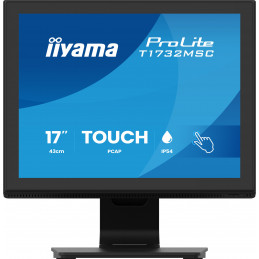 iiyama ProLite T1732MSC-B2S tietokoneen litteä näyttö 43,2 cm (17") 1280 x 1024 pikseliä SXGA LED Kosketusnäyttö Musta