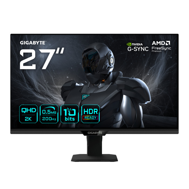 GIGABYTE G27Q20T tietokoneen litteä näyttö 68,6 cm (27") 2560 x 1440 pikseliä Quad HD LED Musta