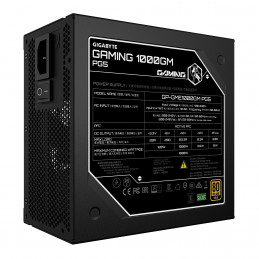 GIGABYTE GAMING 1000GM PG5 virtalähdeyksikkö 1000 W 20+4 pin ATX ATX Musta
