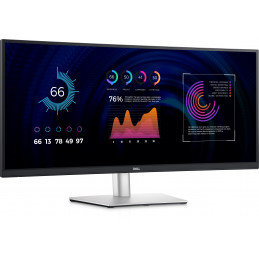 DELL P Series P3424WE tietokoneen litteä näyttö 86,7 cm (34.1") 3440 x 1440 pikseliä 4K Ultra HD LCD Musta