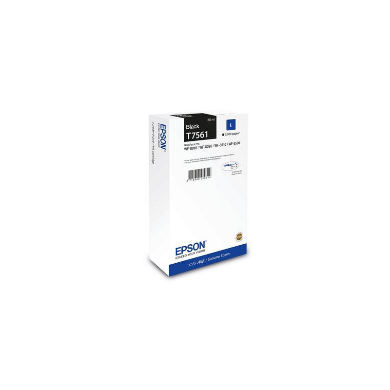Epson C13T75614N mustekasetti 1 kpl Alkuperäinen Low Yield Musta