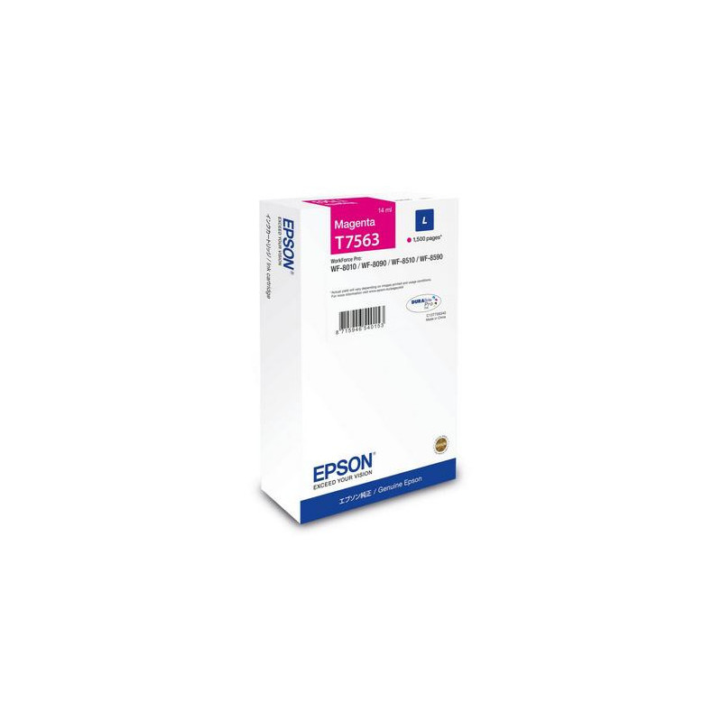 Epson C13T75634N mustekasetti 1 kpl Alkuperäinen Low Yield Magenta