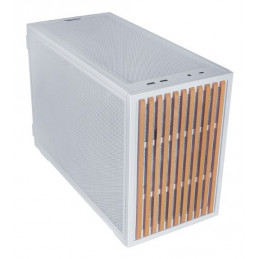 Lian Li B4-mATX Wood Mini Tower Valkoinen, Puu