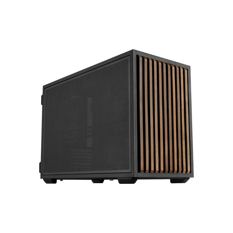 Lian Li B4-mATX Vertical AeroDeck Mini Tower Musta, Puu
