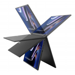 ASUS ZenScreen Duo MB14FCD Kannettava näyttö Musta 35,6 cm (14") LCD 1920 x 1200 pikseliä