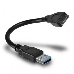 Axagon ADSA-1S6 tallennusaseman kotelo HDD- SSD-kotelo Musta 2.5"