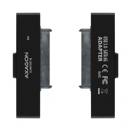Axagon ADSA-1S6 tallennusaseman kotelo HDD- SSD-kotelo Musta 2.5"