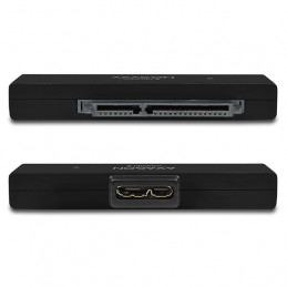 Axagon ADSA-1S6 tallennusaseman kotelo HDD- SSD-kotelo Musta 2.5"