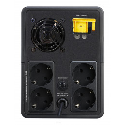 APC Easy UPS UPS-virtalähde Linjainteraktiivinen 2,2 kVA 1200 W 4 AC-pistorasia(a)