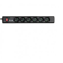 Eaton PS6D ylijännitesuoja Musta, Valkoinen 6 AC-pistorasia(a) 220 - 250 V 1 m