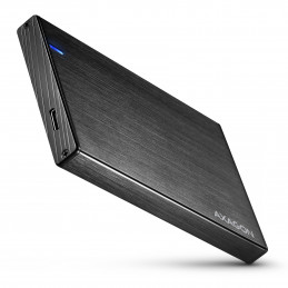 Axagon EE25-XA6C tallennusaseman kotelo HDD- SSD-kotelo Musta 2.5"