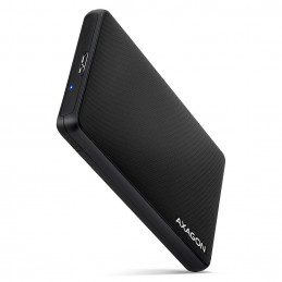 Axagon EE25-SL tallennusaseman kotelo HDD- SSD-kotelo Musta 2.5"