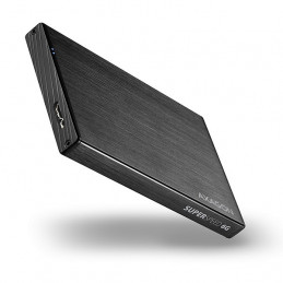 Axagon EE25-XA6 tallennusaseman kotelo HDD- SSD-kotelo Musta 2.5"