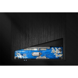 Axagon EE25-XA6 tallennusaseman kotelo HDD- SSD-kotelo Musta 2.5"
