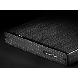 Axagon EE25-XA6 tallennusaseman kotelo HDD- SSD-kotelo Musta 2.5"