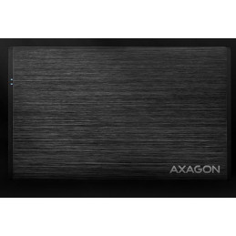Axagon EE25-XA6 tallennusaseman kotelo HDD- SSD-kotelo Musta 2.5"