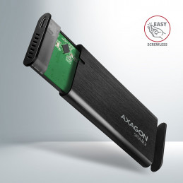Axagon EEM2-SBC externes Gehäuse für M.2 SSDs USB-C 3.2 Gen 2 - schwarz SSD-kotelo Musta