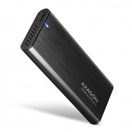 Axagon EEM2-SB2 tallennusaseman kotelo SSD-kotelo Musta M.2