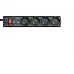 Eaton PS4D ylijännitesuoja Musta, Valkoinen 4 AC-pistorasia(a) 220 - 250 V 1 m