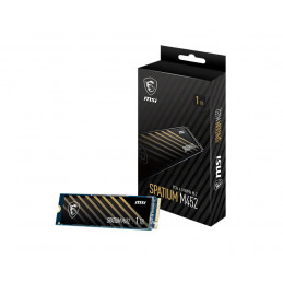 MSI SPATIUM M452 PCIE 4.0 NVME M.2 1TB SSD-massamuisti PCI Express 4.0 3D NAND