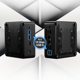 MSI Cubi NUC 1MG-014BEU Mini PC Musta 100U Intel® SoC