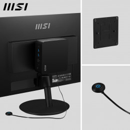 MSI Cubi NUC 1MG-014BEU Mini PC Musta 100U Intel® SoC
