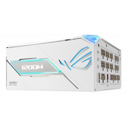 ASUS ROG -THOR-1200P3-WHITE-GAMING-E virtalähdeyksikkö 1200 W 24-pin ATX ATX Valkoinen