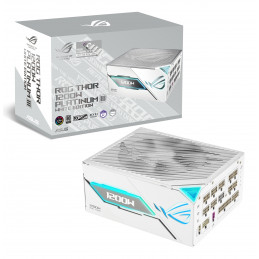 ASUS ROG -THOR-1200P3-WHITE-GAMING-E virtalähdeyksikkö 1200 W 24-pin ATX ATX Valkoinen