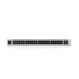 Ubiquiti UniFi USW-PRO-48 verkkokytkin Hallittu L2 L3 Gigabit Ethernet (10 100 1000) 1U Hopea