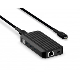 Unisynk 8-porttinen USB-C-keskitin V3