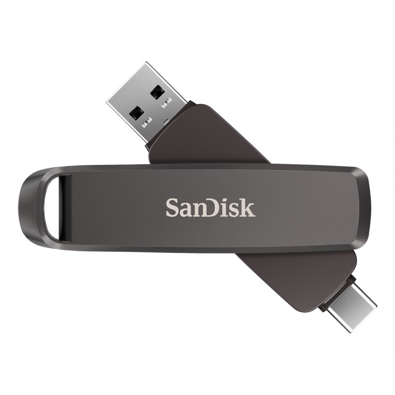 SanDisk Extreme PRO USB-muisti 256 GB USB Type-C USB Type-A 3.2 Gen 2 (3.1 Gen 2) Musta