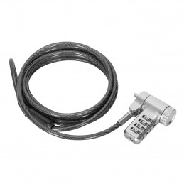 Targus ASP96RGLX kaapelilukko Hopea 2 m