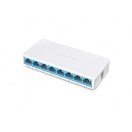 Mercusys MS108 verkkokytkin Hallitsematon Fast Ethernet (10 100) Valkoinen