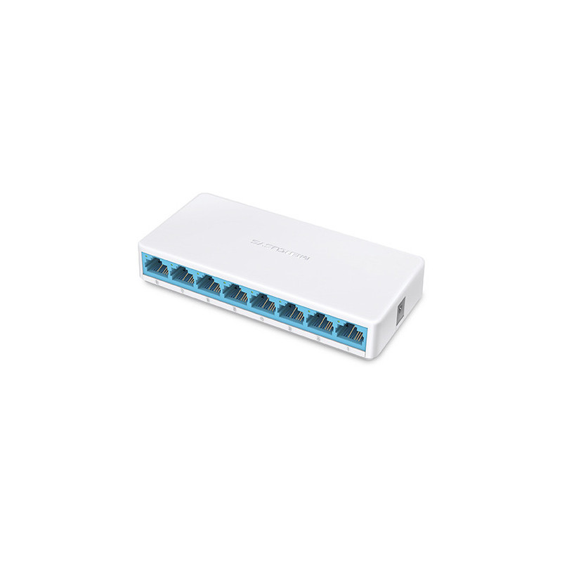 Mercusys MS108 verkkokytkin Hallitsematon Fast Ethernet (10 100) Valkoinen