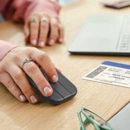 Logitech Mobi Fold hiiri Matkailu Molempikätinen RF Wireless + Bluetooth Optinen 4000 DPI