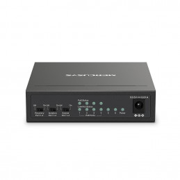 Mercusys MS106LP verkkokytkin Hallittu Fast Ethernet (10 100) Power over Ethernet -tuki Musta