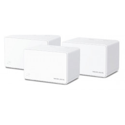 Mercusys Halo H80X (3-pack) Kaksitaajuus (2,4 GHz 5 GHz) Wi-Fi 6 (802.11ax) Valkoinen Sisäinen