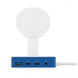 Targus HyperDrive Langallinen USB 3.2 Gen 1 (3.1 Gen 1) Type-C Valkoinen