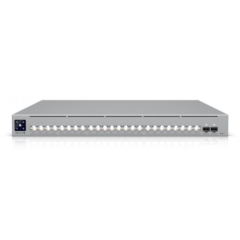 Ubiquiti UniFi Pro XG 24 PoE Hallittu L2 L3 10G Ethernet (100 1000 10000) Power over Ethernet -tuki 1U Harmaa