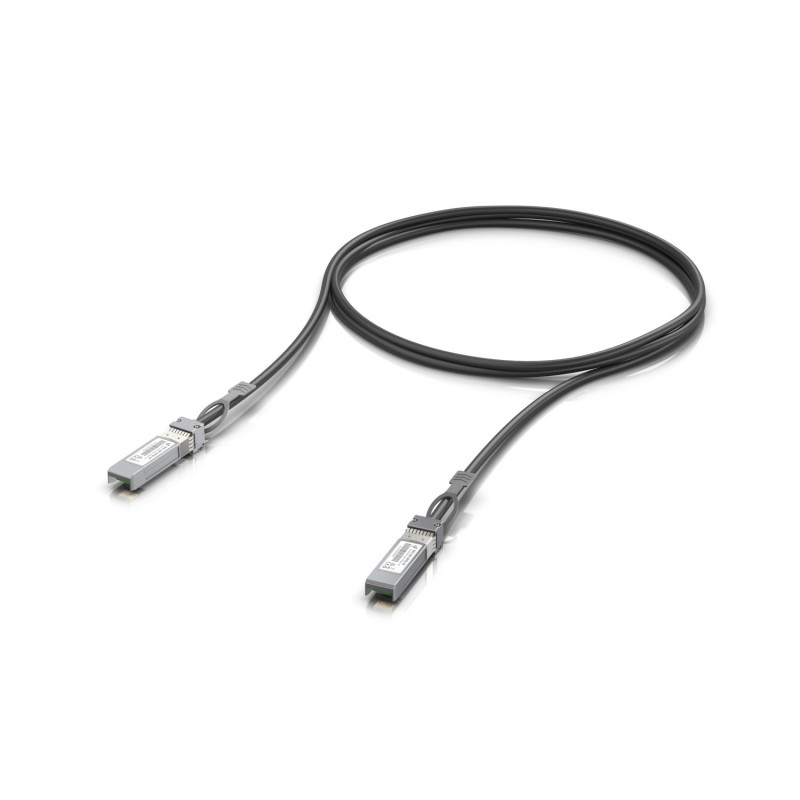 Ubiquiti UACC-DAC-SFP28-1M InfiniBand- ja kuituoptiikkakaapeli Musta