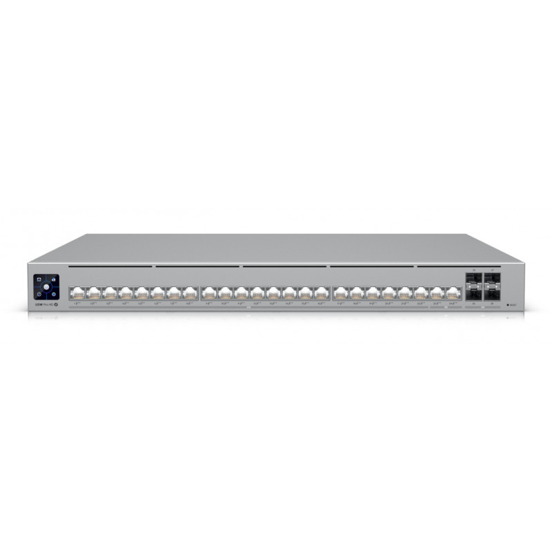 Ubiquiti UniFi Pro HD 24 PoE Hallittu L2 L3 2.5G Ethernet (100 1000 2500) Power over Ethernet -tuki 1U Harmaa